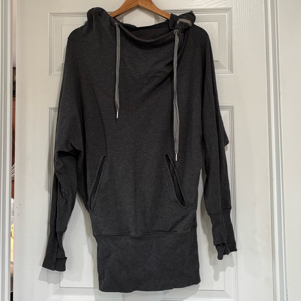Lululemon Flashback Pullover Dark Gray Hoodie - image 2